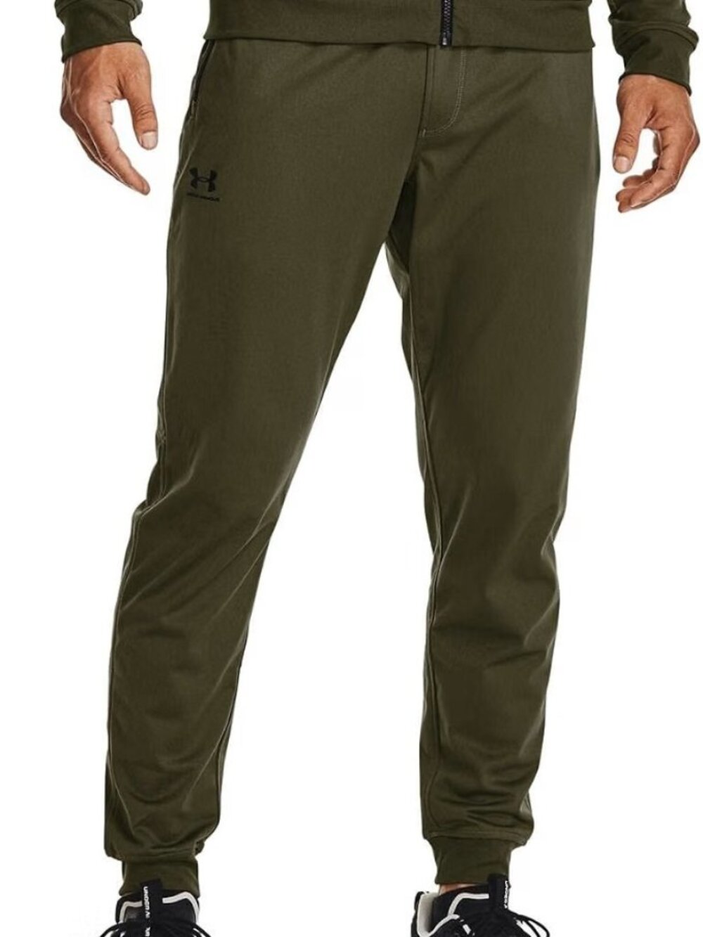 Under Armour Sportstyle Tricot Jogger Men's NWT 2XL Marine OD Green/Black